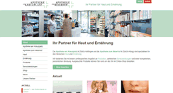 Desktop Screenshot of haut-und-ernaehrung.ch